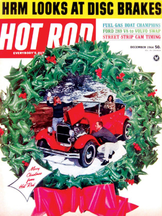 HOT ROD 1964 DEC - DRAGONSNAKE, A/FX MUSTANG, V8 P1800